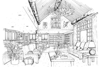Mountain Rustic House Plan #1907-00030 Additional Photo