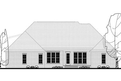 European House Plan #041-00141 Elevation Photo