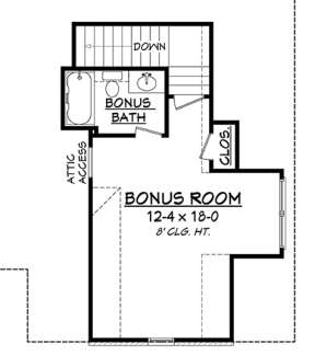 Bonus Floor Plan for House Plan #041-00141