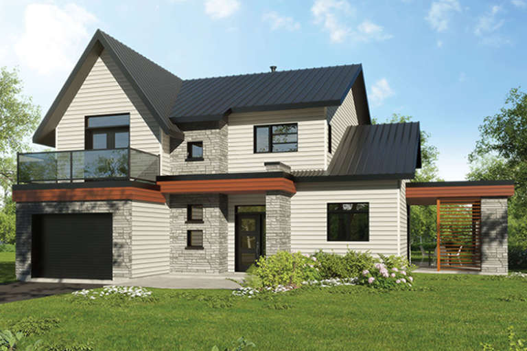 House Plan House Plan #17681 Front Elevation