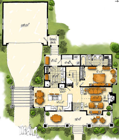 Main for House Plan #1907-00031
