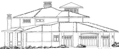 Luxury House Plan #1907-00032 Elevation Photo