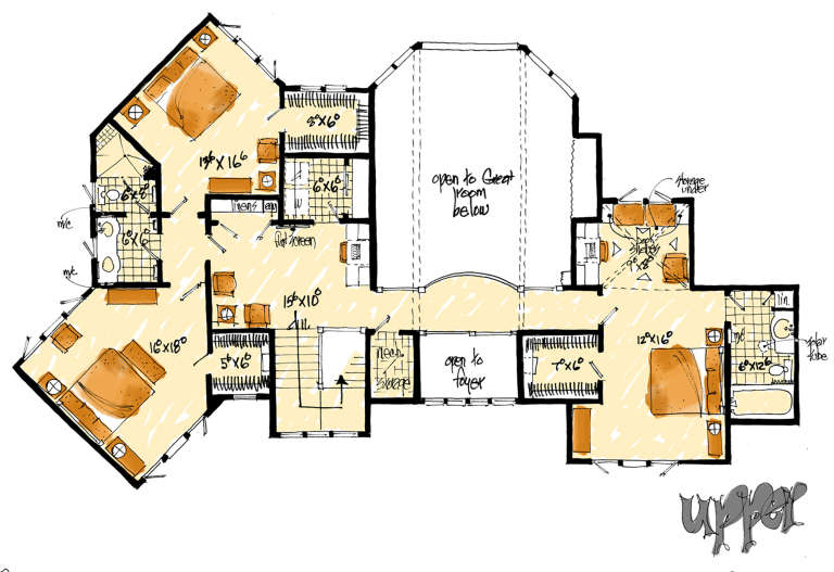 House Plan House Plan #17683 Drawing 2