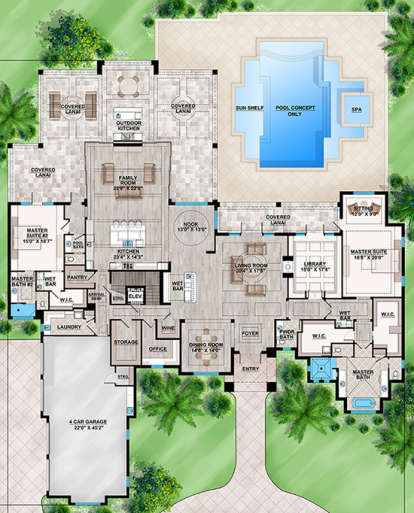 House Plan House Plan #17685 Drawing 1