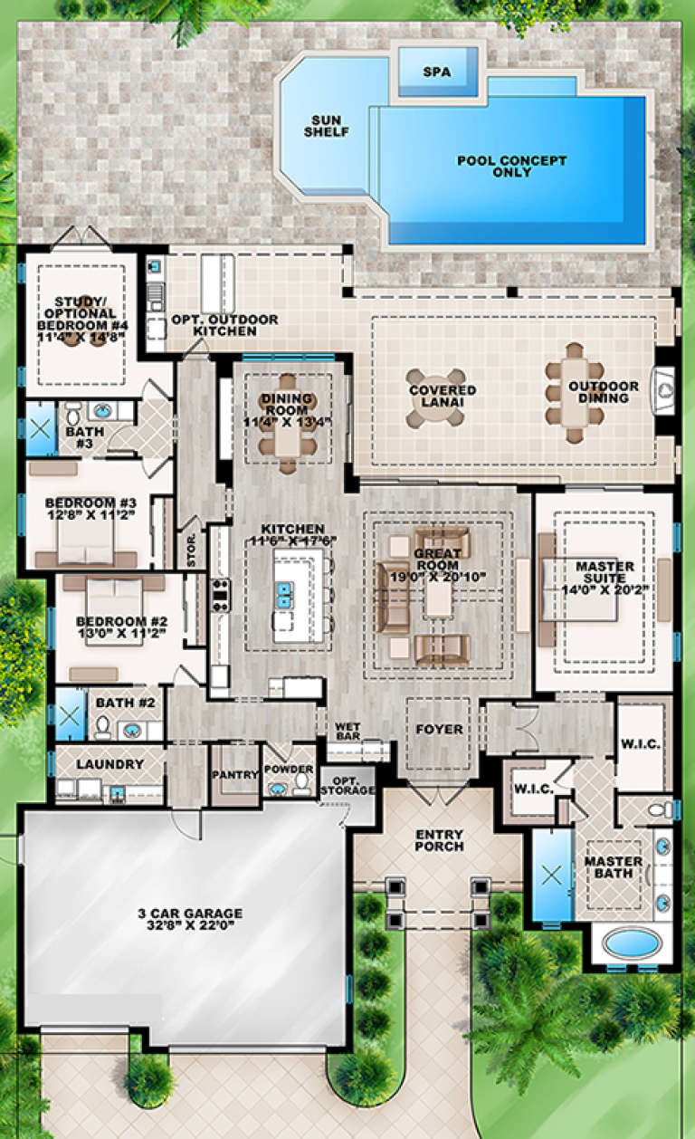 House Plan House Plan #17688 Drawing 1