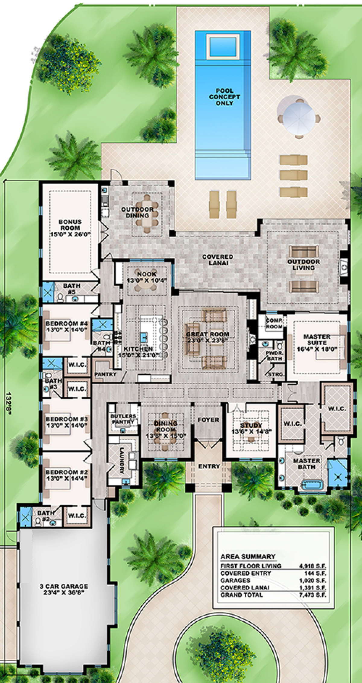 Floorplan 1 for House Plan #207-00035