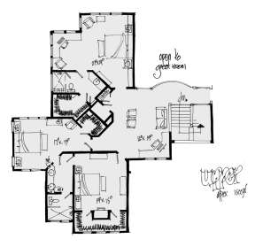Upper for House Plan #1907-00033