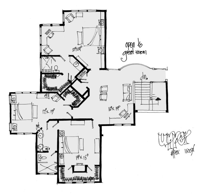 House Plan House Plan #17702 Drawing 2