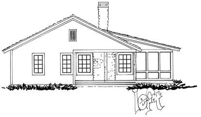 Country House Plan #1907-00034 Elevation Photo