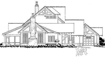 Craftsman House Plan #1907-00035 Elevation Photo