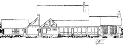 Craftsman House Plan #1907-00035 Elevation Photo