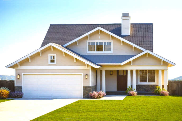 House Plan House Plan #17706 Front Elevation 