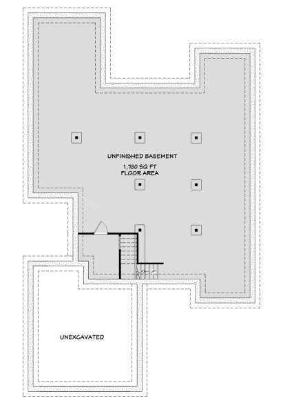 Basement for House Plan #3125-00009