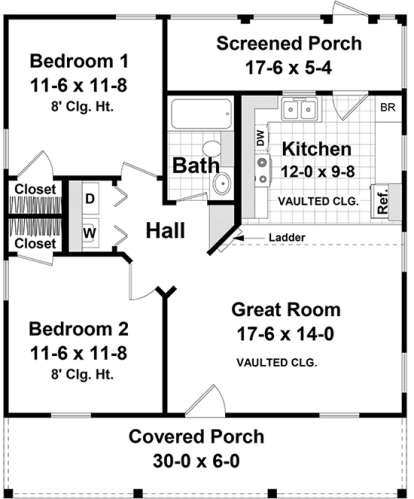 House Plan House Plan #17707 Drawing 1