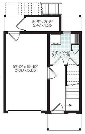 Lower for House Plan #034-01069