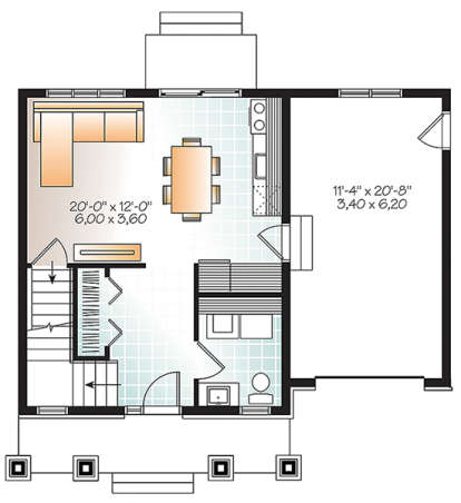 Main for House Plan #034-01070