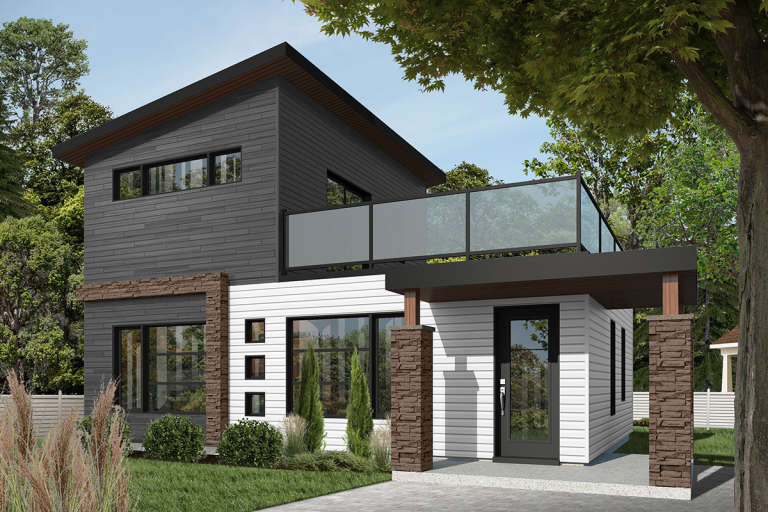 Modern Plan - 924 Square Feet, 2 Bedrooms, 2 Bathrooms | Floor Plan ...