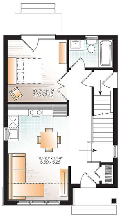 Main for House Plan #034-01074