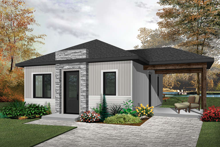 House Plan House Plan #17715 Front Elevation 