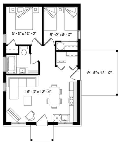 Main for House Plan #034-01077