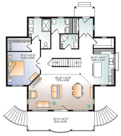 Main for House Plan #034-01079