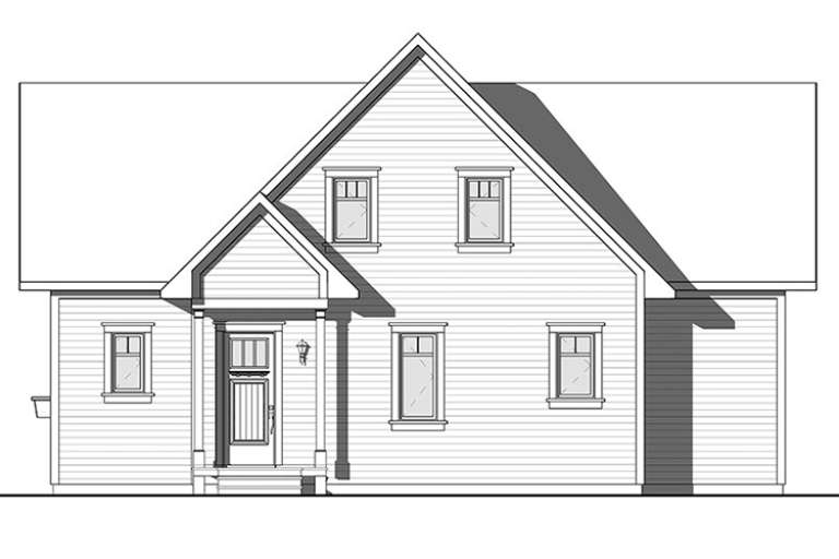 Lake Front House Plan #034-01079 Additional Photo
