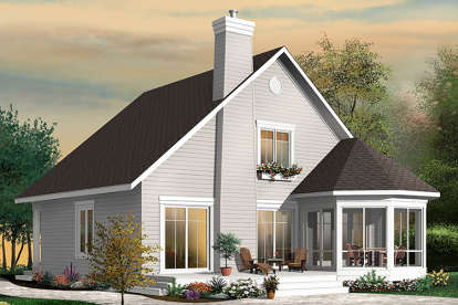 4 Bed, 2 Bath, 1811 Square Foot House Plan - #034-01080