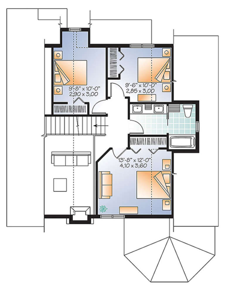 House Plan House Plan #17719 Drawing 2