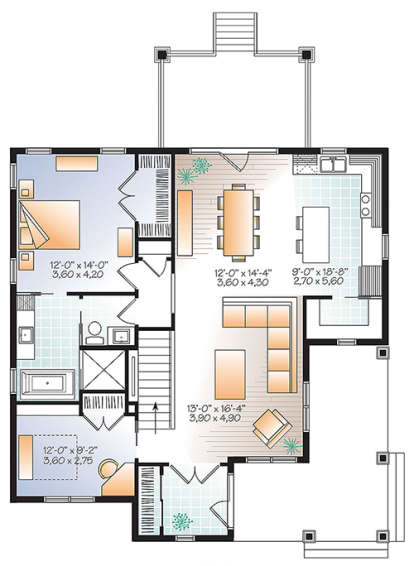 House Plan House Plan #17720 Drawing 1
