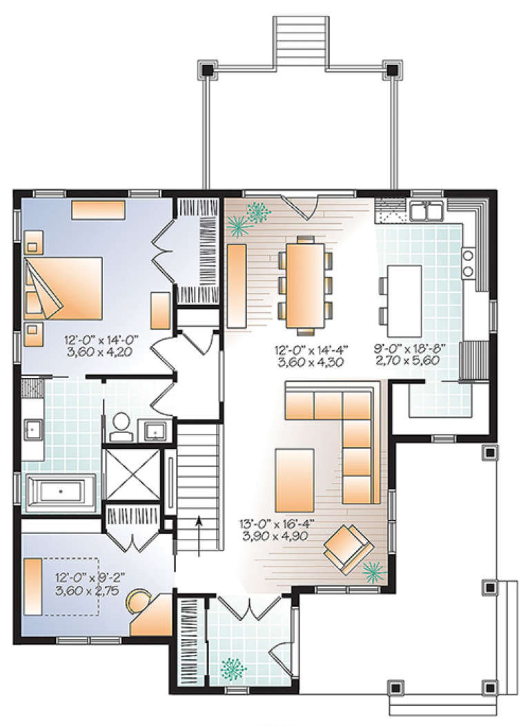 House Plan House Plan #17720 Drawing 1