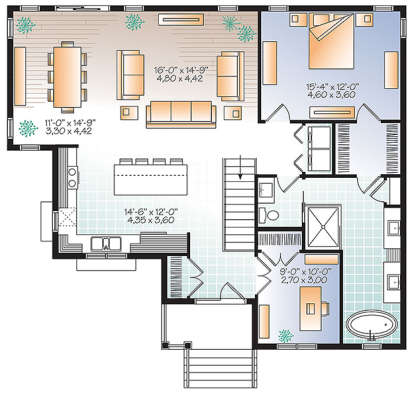 Main for House Plan #034-01083