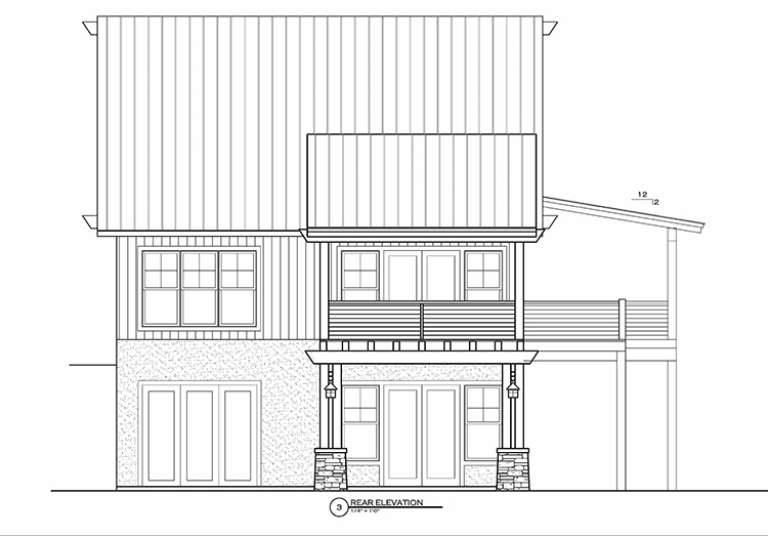 Craftsman House Plan #8504-00105 Elevation Photo
