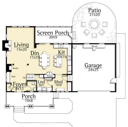 Main for House Plan #8504-00107