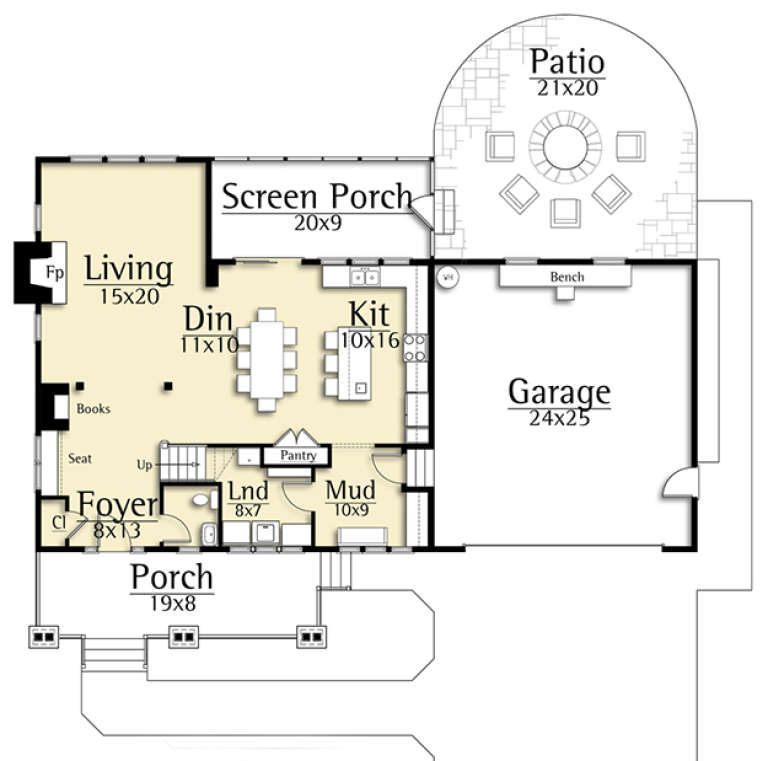 House Plan House Plan #17726 Drawing 1