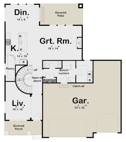 Main Floor for House Plan #963-00146