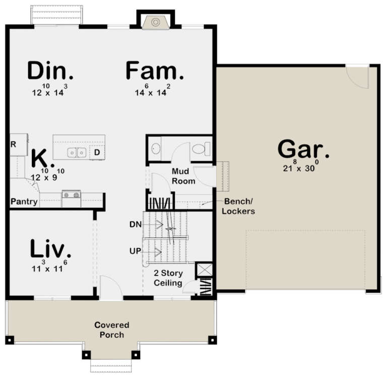 House Plan House Plan #17728 Drawing 1