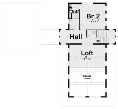 Second Floor for House Plan #963-00148