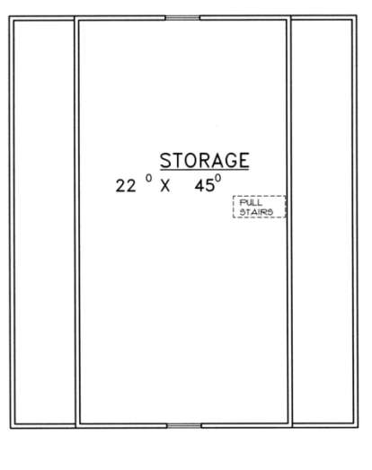 Loft/Storage Floor for House Plan #039-00410