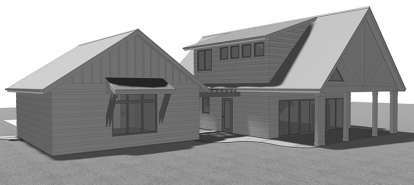 Cottage House Plan #963-00149 Elevation Photo