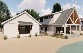 Cottage House Plan #963-00149 Elevation Photo