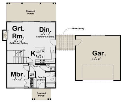 House Plan House Plan #17730 Drawing 1