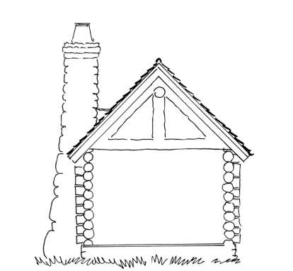 Cabin House Plan #1907-00036 Elevation Photo