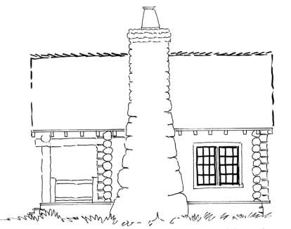 Cabin House Plan #1907-00036 Elevation Photo