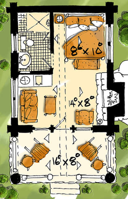 House Plan House Plan #17731 Drawing 1