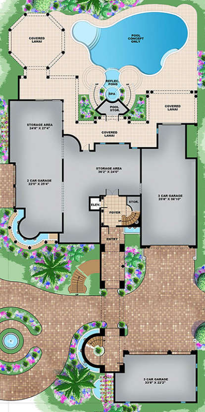 Lower for House Plan #1018-00254