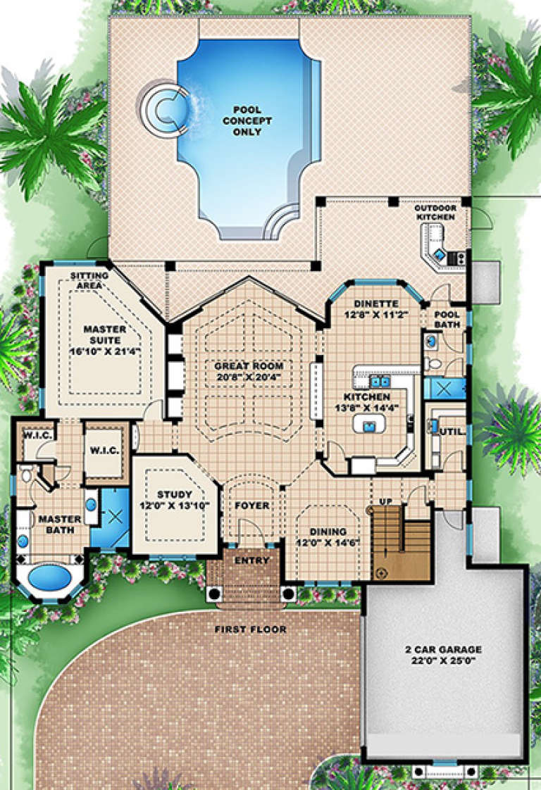 House Plan House Plan #17736 Drawing 1