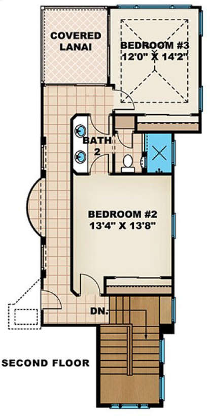 Upper for House Plan #1018-00255