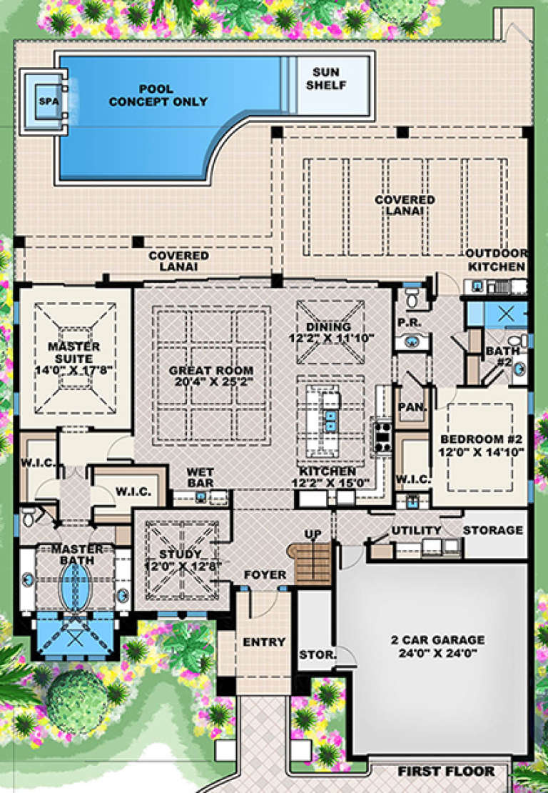 House Plan House Plan #17738 Drawing 1