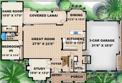 House Plan House Plan #17739 Drawing 1