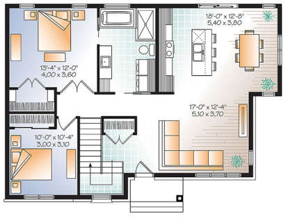 Main for House Plan #034-01086